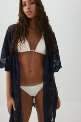 Floral Embroidered Cover Up