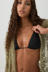 Floral Embroidered Cover Up