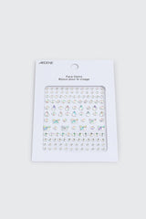 Iridescent Face Gems Pack - 90 pcs