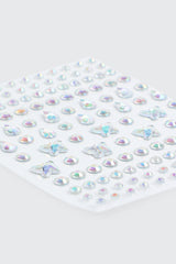 Iridescent Face Gems Pack - 90 pcs
