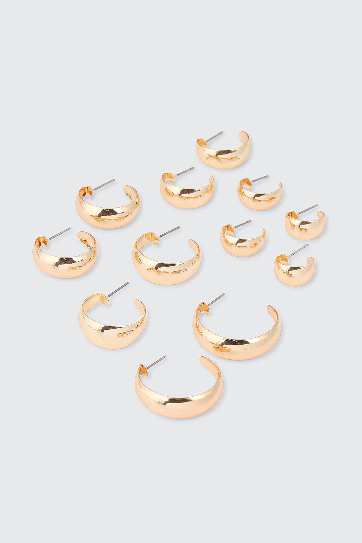 6-Pack Hoop Earrings
