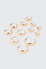 6-Pack Hoop Earrings