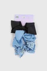 3-Pack Bow Hair Clips