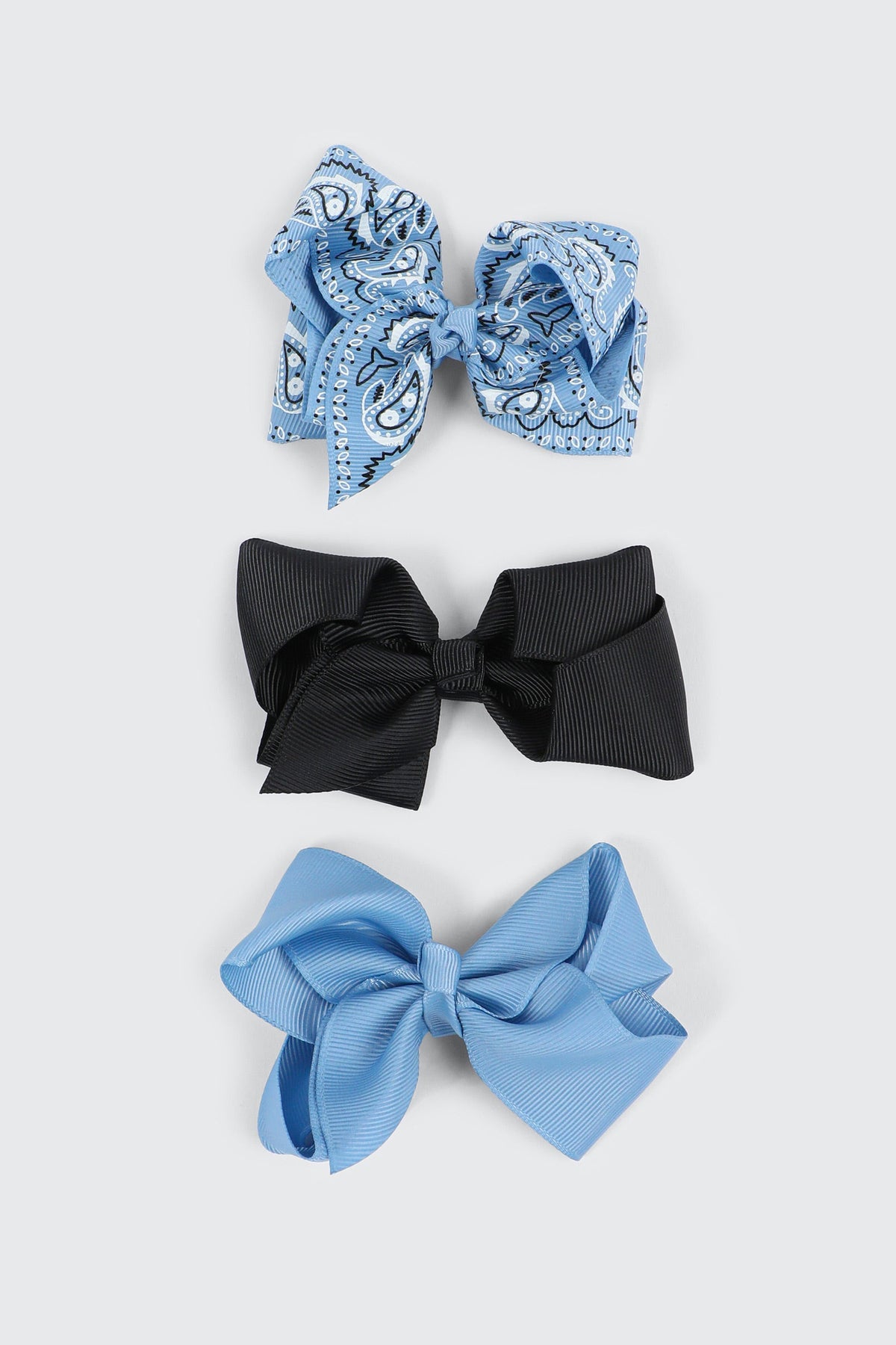 3-Pack Bow Hair Clips
