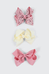 3-Pack Bow Hair Clips