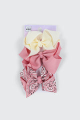 3-Pack Bow Hair Clips