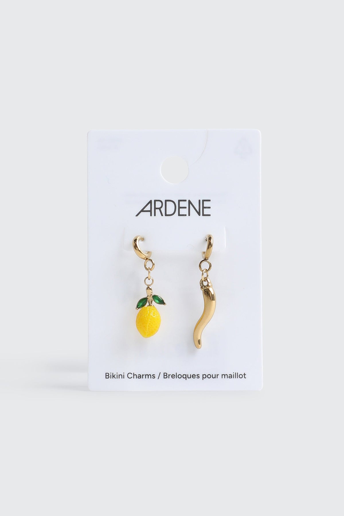 2-Pack Lemon & Horn Bikini Charms