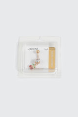 14K Gold Plated Cherry Navel Piercing