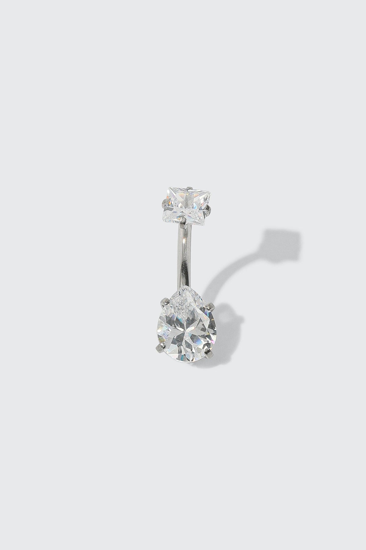 Cubic Zirconia Navel Piercing