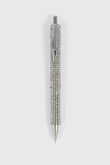 Rhinestone Trim Ballpoint Pen