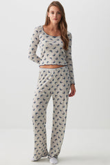 Pointelle Stitch PJ Set