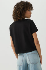 Short Length V-Neck Short Sleeve T-Shirt