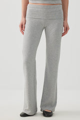 Stretch Rib Flare Leggings