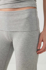 Stretch Rib Flare Leggings