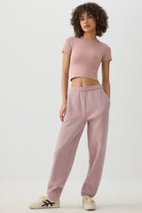 Crop Seamless Crew Neck T-Shirt