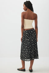 Mesh Midi Skirt