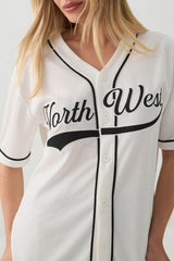 Oversized Mesh Football Shirt