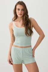 Rib PJ Shorts