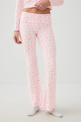Fruit Print Super Soft Rib PJ Pants