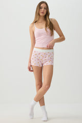Embroidered PJ Tank Top