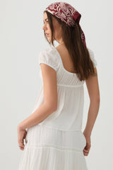 Puff Sleeve Babydoll Top