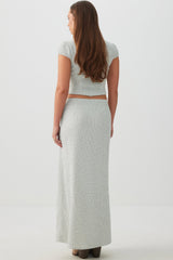 Straight Fit Maxi Skirt