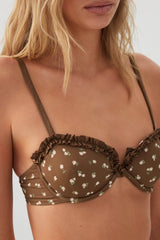 Ruffle Balconette Bikini Top