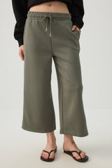 Wide Leg Pull On Capris