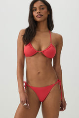 Side Tie Bare Bikini Bottom