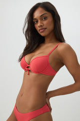 Underwire Tie-Front Bikini Top