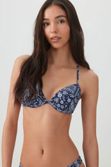 Halter Push Up Bikini Top