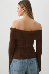 Off Shoulder Sweater