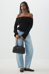 Off Shoulder Sweater