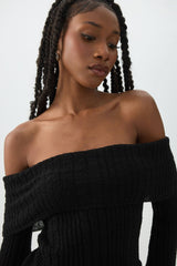 Off Shoulder Sweater