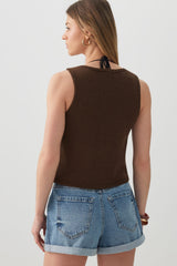 Short Sweater Vest