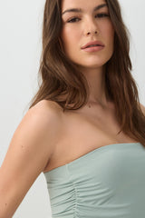 Ruched Tube Top