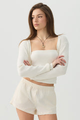 Mid Rise Poplin Boxer Shorts