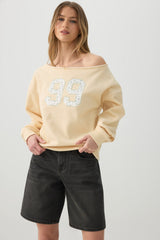 Off Shoulder Sweatshirt