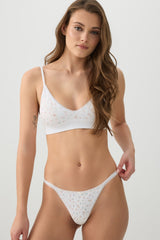 Everyday Pointelle Thong Panty