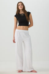 Jersey Wide Leg Pants