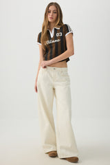 Graphic Johnny Collar Polo Shirt