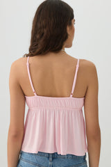 Tie Front Babydoll Tank