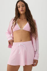 Waffle Knit Flowy Skort
