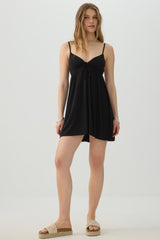Front tie Babydoll Mini Dress