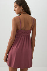 Front tie Babydoll Mini Dress