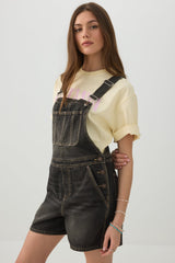 Denim Overall Shorts