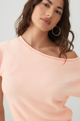 Off Shoulder Cinched Waist Top