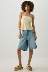 Crochet Tube Top with Built-In Bra