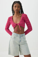 Crop Open Stitch Shrug