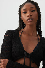 Crop Open Stitch Shrug